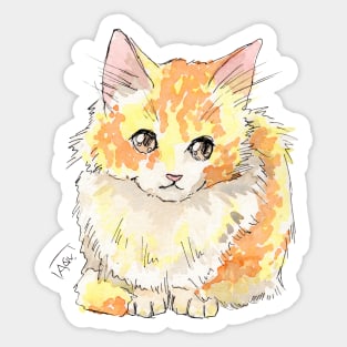 Candycorn Kitten Sticker